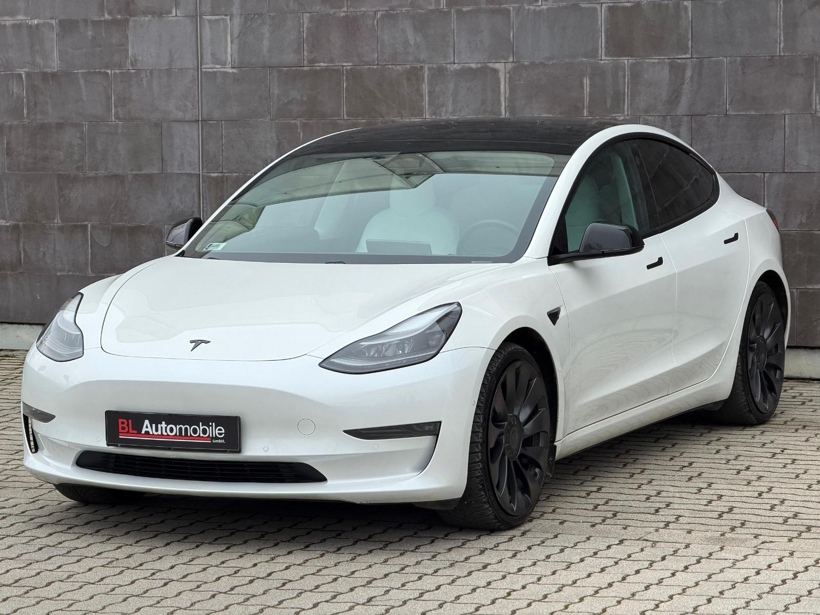 Tesla Model 3 Performance Dual AWD GLASDACH.WEISSLEDER