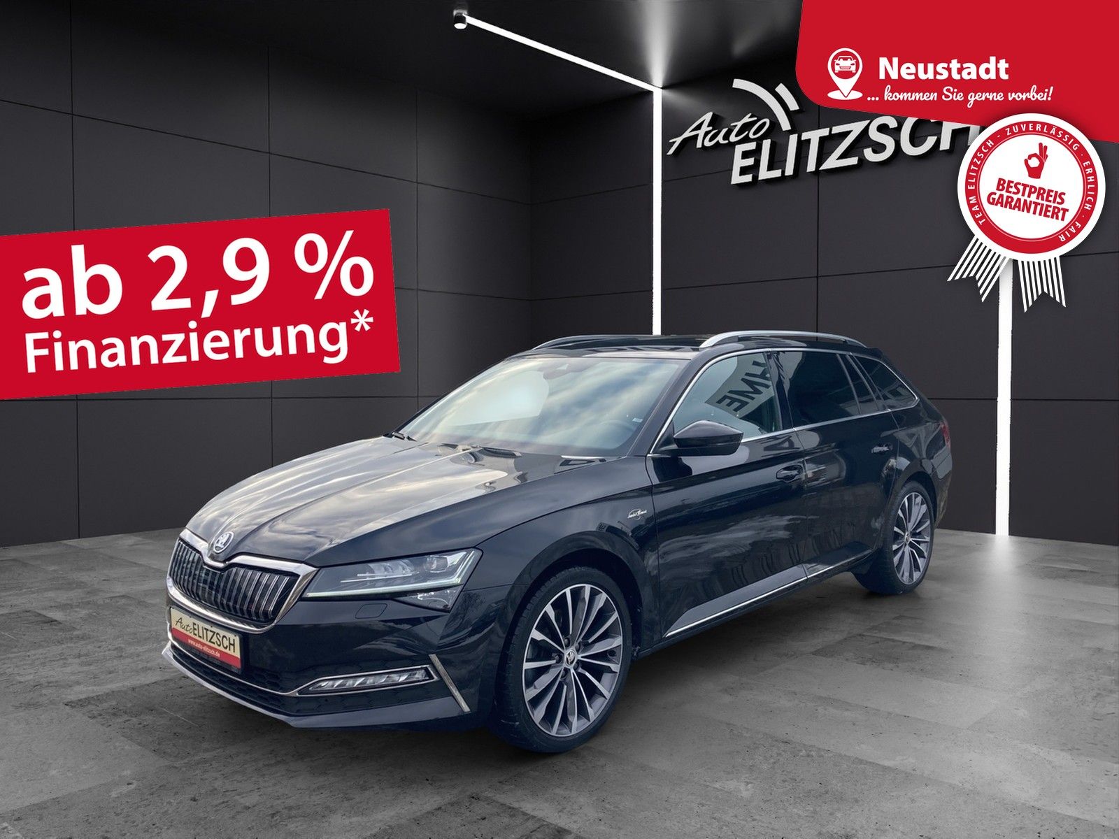 Fahrzeugabbildung SKODA Superb Combi L&K iV Matrix Navi AHK STHZ SHZ Can