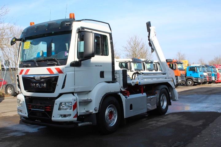 MAN 18.360 BL, Meiller Tele AK 12 MTG, neu lackiert!