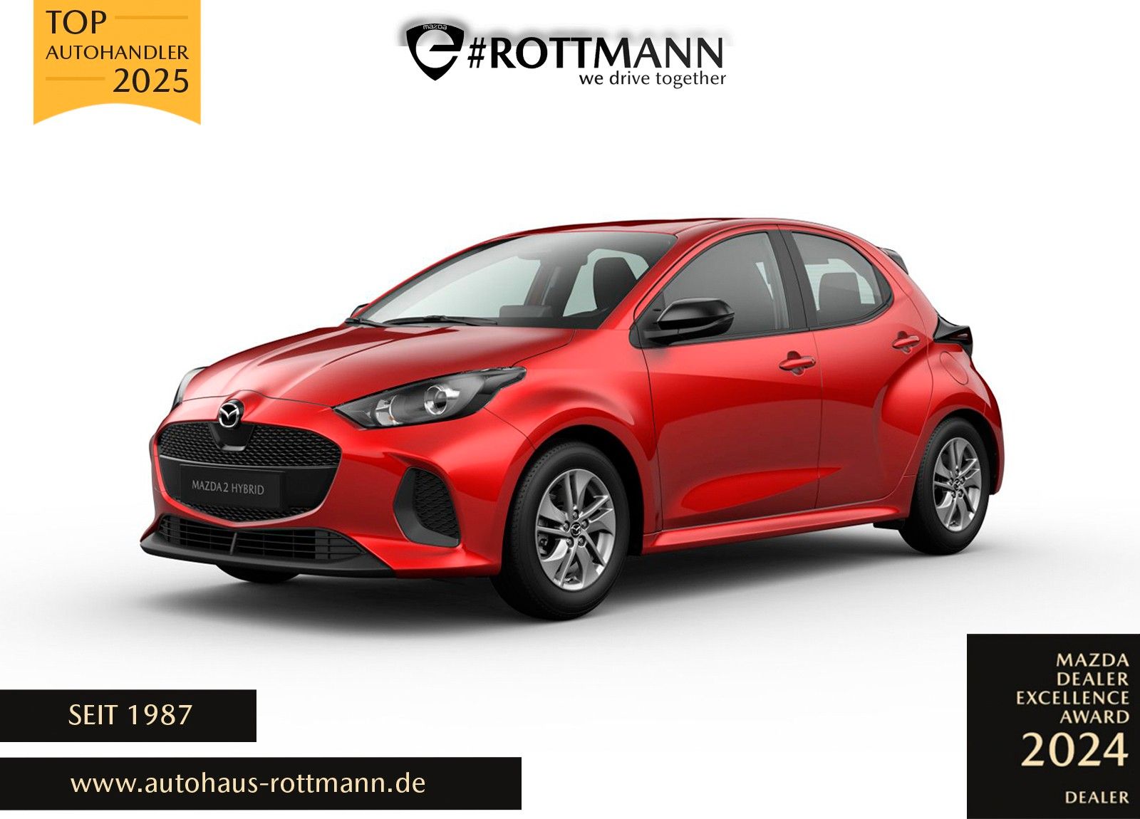 Mazda 2 Hybrid 1.5L VVT-i 116PS Aut. CENTRE-Line