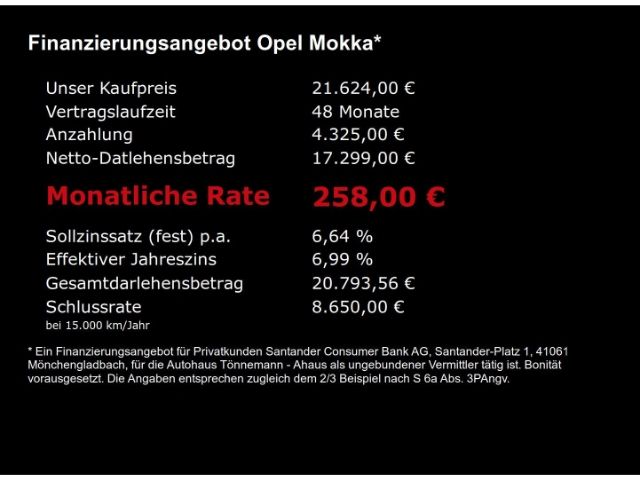 Mokka B FACELIFT GS AT+LED+RÜCKFAHRKAMERA+SITZ-/