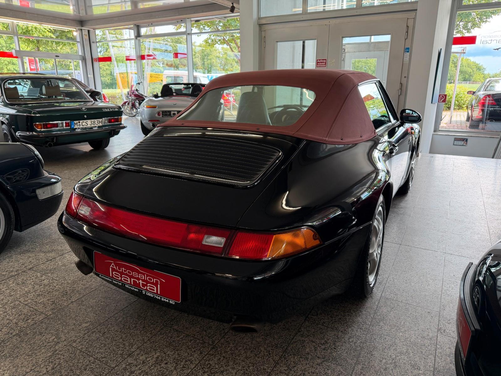 Porsche 993 C2 Cabrio 6-Gg.- 1.dt. Hd. PZ-Scheckheft