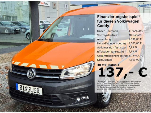 Volkswagen Caddy Kasten KR 2.0TDI*Klima Bluet Nutzlasterhöh