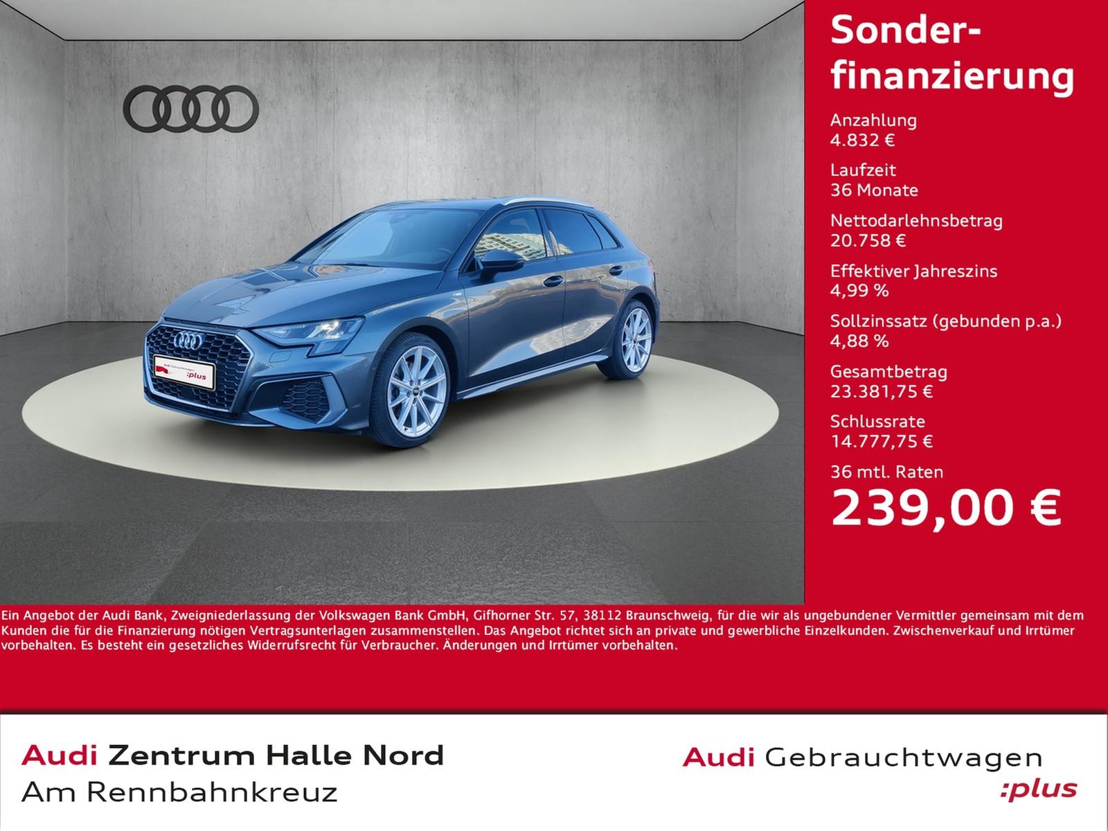 Audi A3 Sportback S line 30 TFSI  S tronic