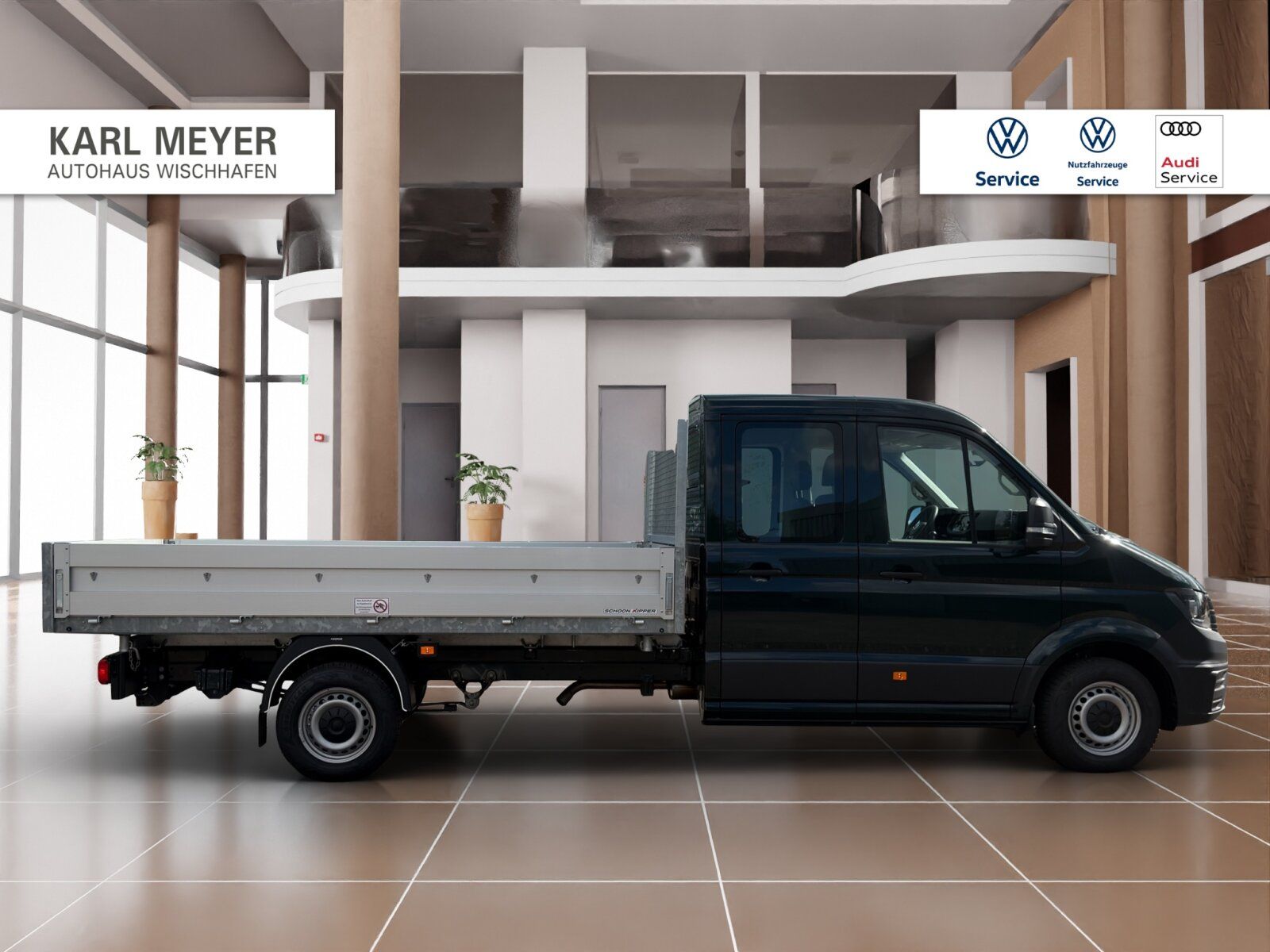 Fahrzeugabbildung Volkswagen Crafter 35 Pritsche 2.0 TDI DOKA Kipper