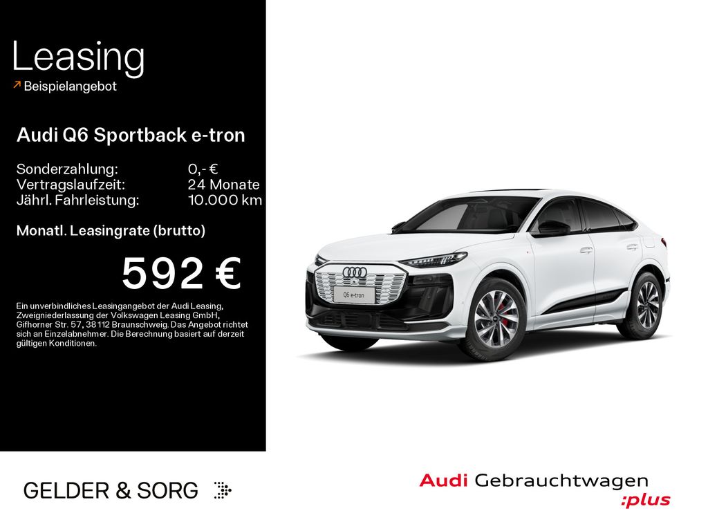 Audi Q6 Sportback e-tron qu. S line 619km/WLTP*Air