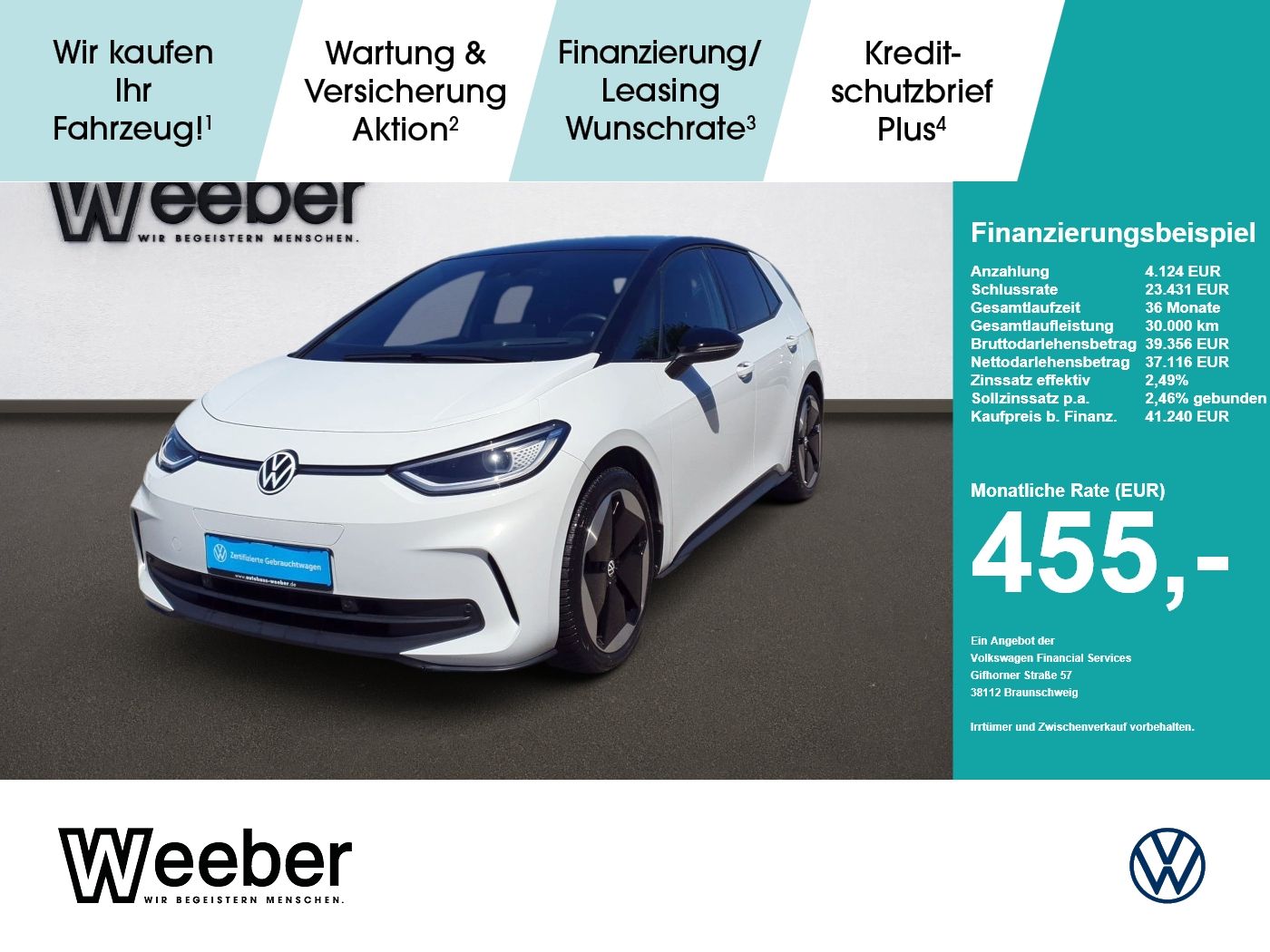 Volkswagen ID.3 Pro S Energy *WÄRMEPUMPE*MATRIX*PANO*HUD*AC