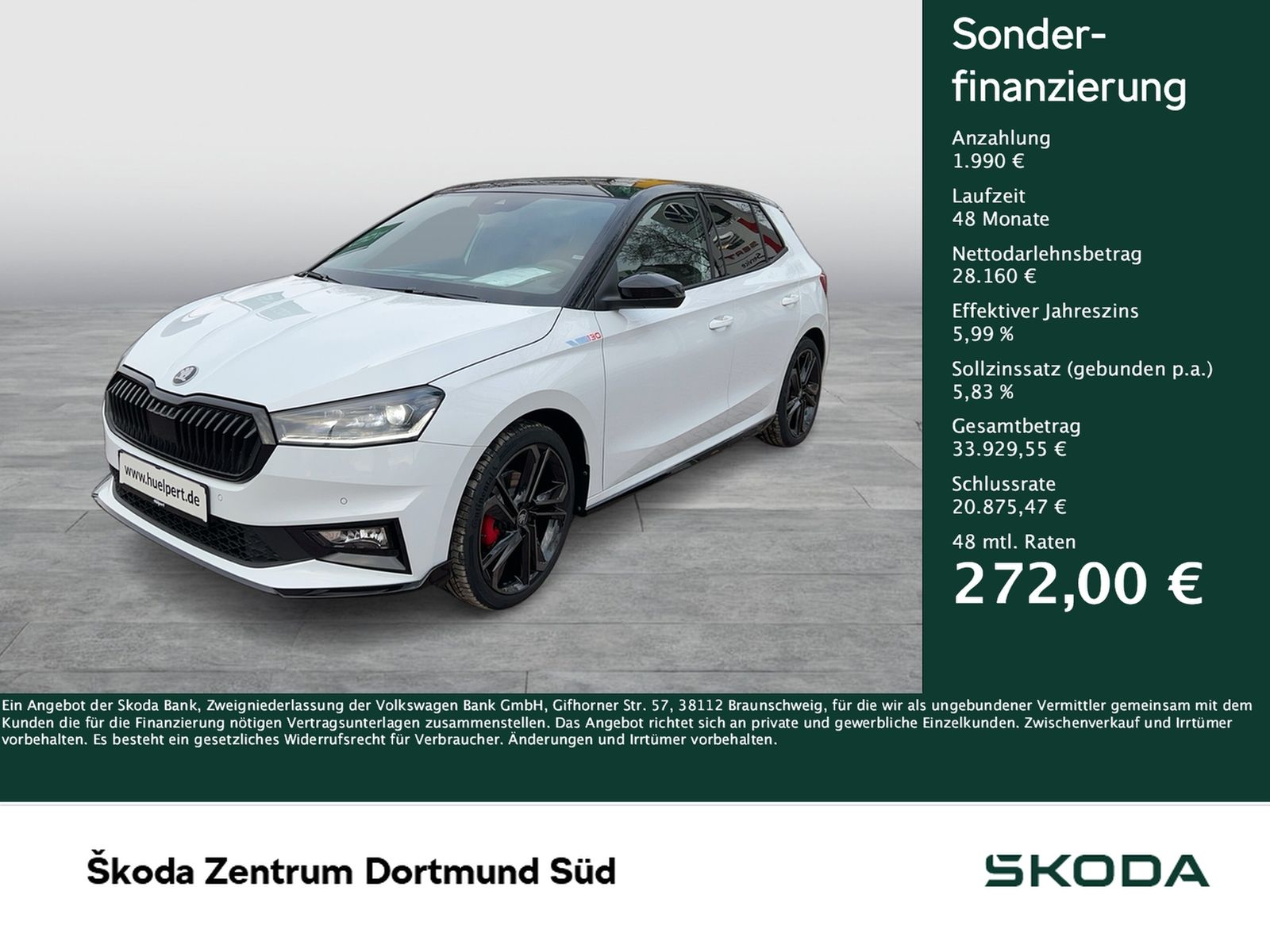 Skoda Fabia 1.5 130 DSG 177PS CAM KEYLESS NAVI LM18