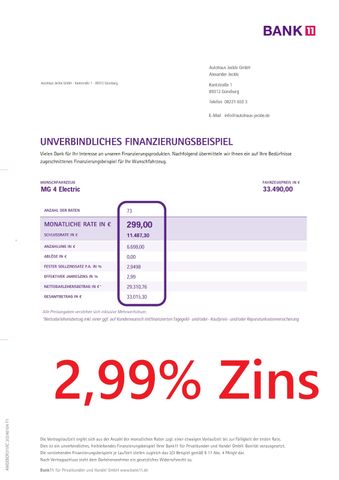 MG4 X-Power*Allrad*3,8S 0-100KM/h*vom MG-Partner