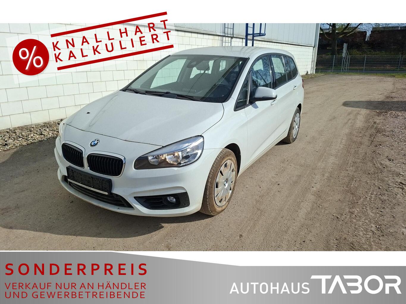BMW 218i Gran Tourer Aut. Advantage 7S Navi PDC SHZ