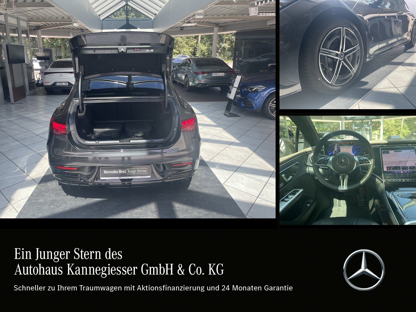 Mercedes-Benz EQE 300 AMG-NIGHT PANO-DACH HA-LENKUNG 2024 foto 13