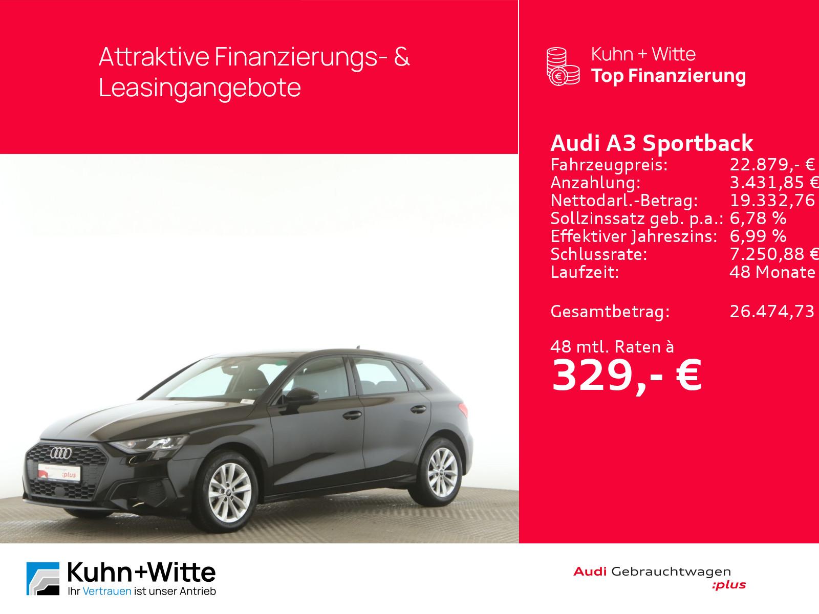Audi A3 Sportback 30 TFSI PDC+SHZ+MMI-Plus