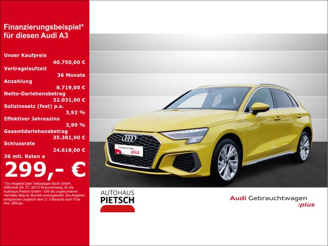 Audi A3 Sportback 40 TFSIe S line LED Navi Sportsitze