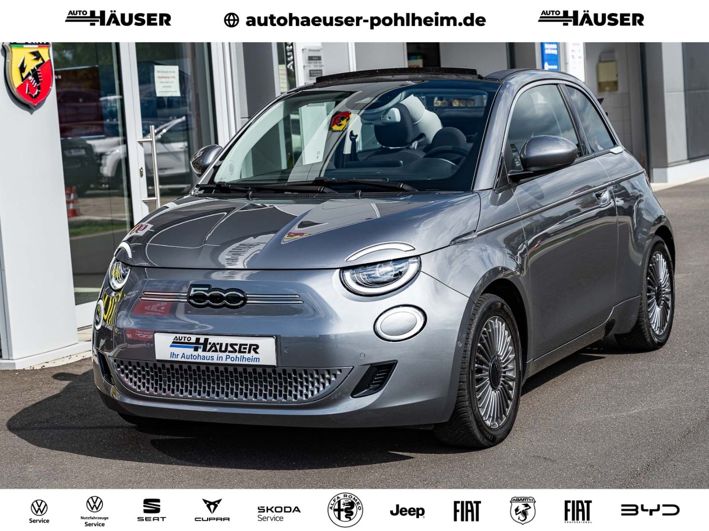 Fiat 500e Cabrio 42kWh NAVI KAMERA PDC ACC LANE TEMPO