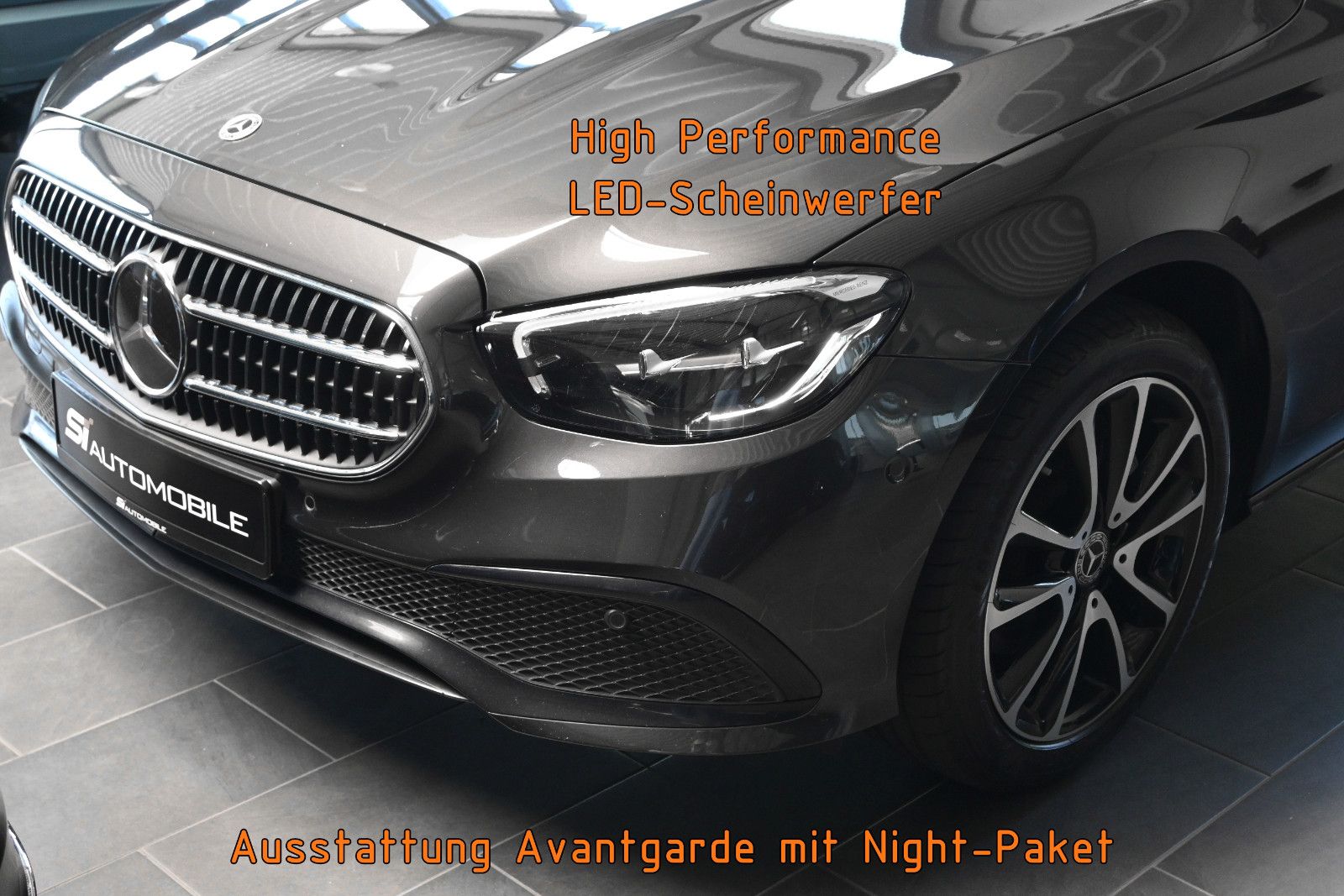 Fahrzeugabbildung Mercedes-Benz E 200 4Mat. T NIGHT °ACC°AHK°BURM°HUD°STANDHEIZ°