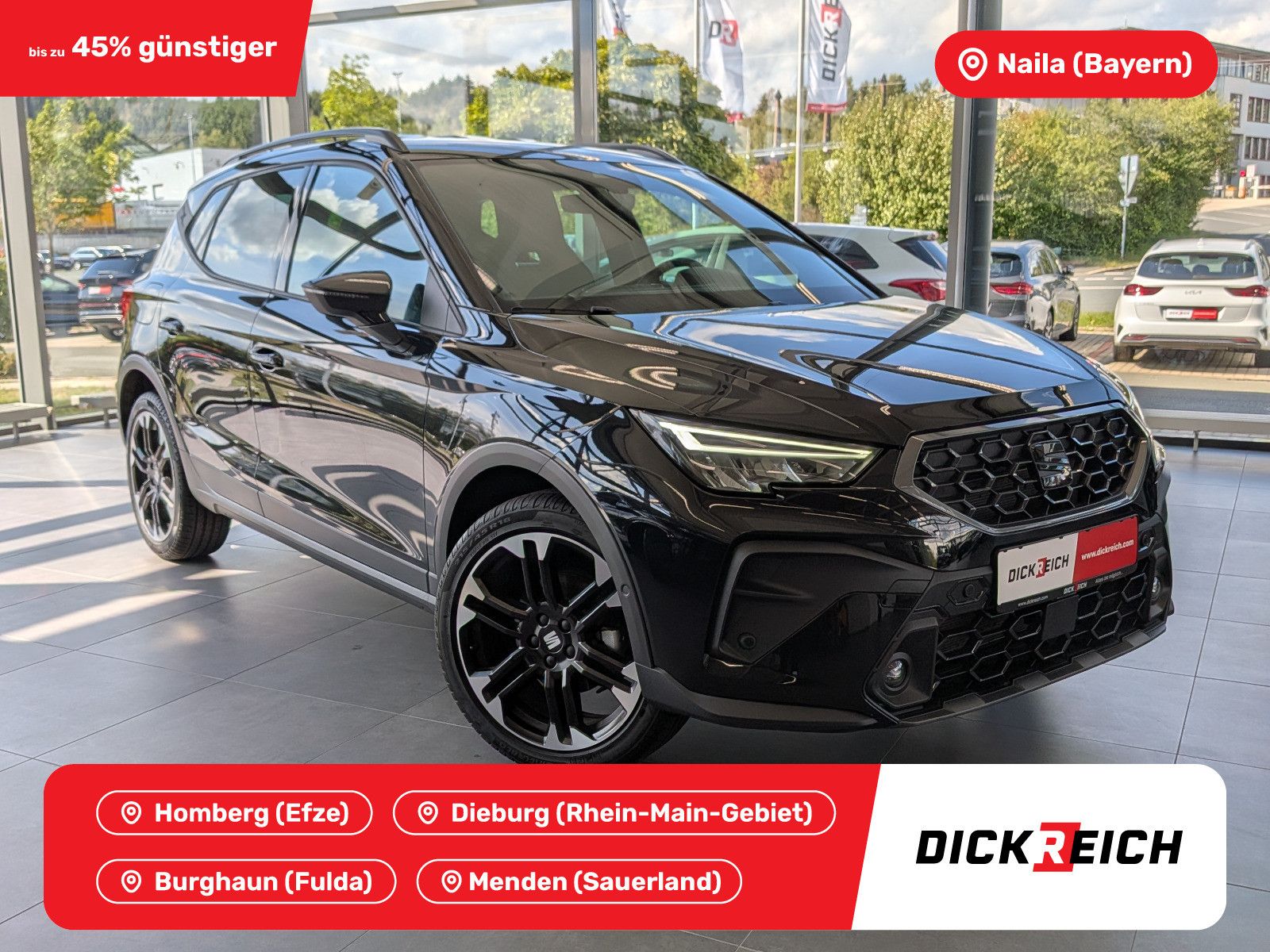 Fahrzeugabbildung SEAT Arona 1.5 TSI FR Black Editio ACC KAMERA LED 18"