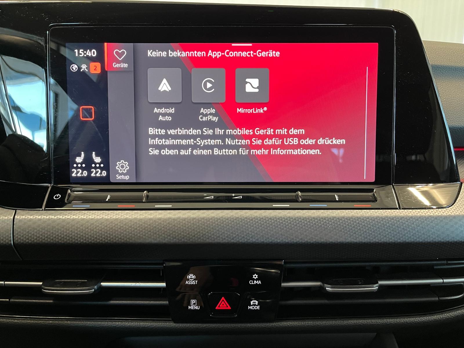 Volkswagen Golf VIII ACTIVE 1.5 TSI Standhg. HUD Navi LED-P, миниатюра 18