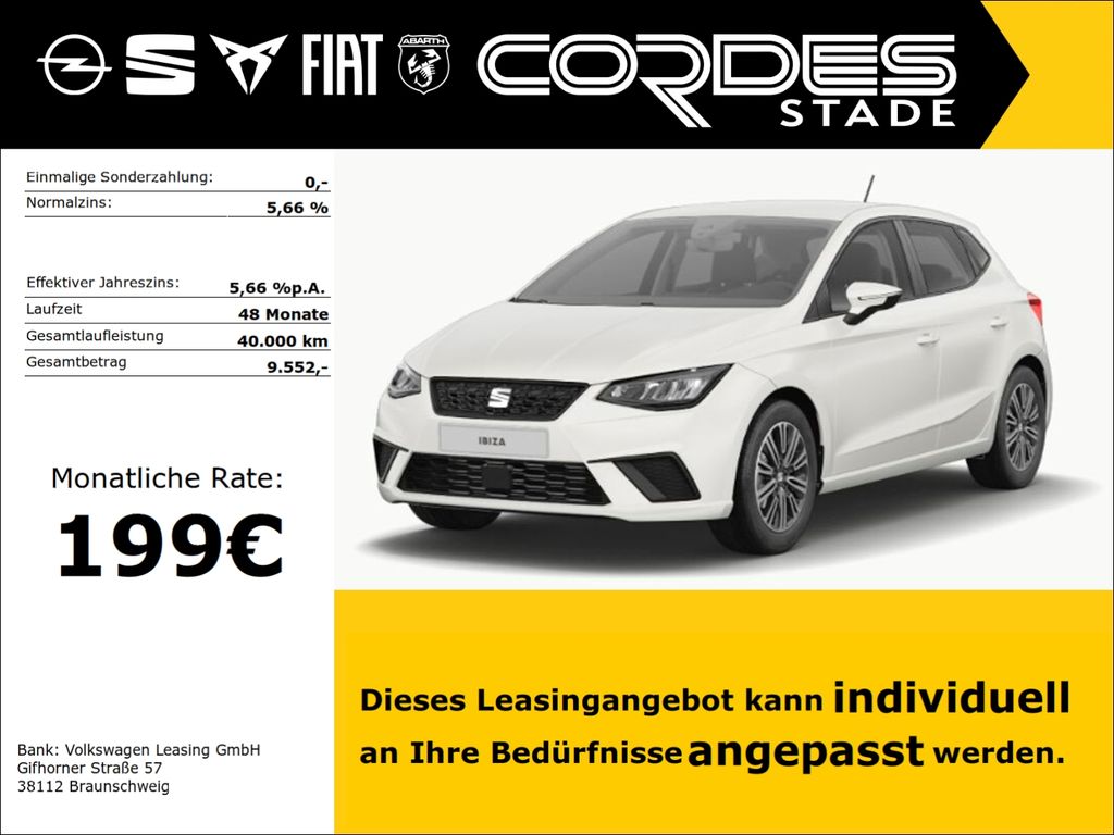 Seat Ibiza Style Edition 1,0 TSI, Klima, Full Link, L