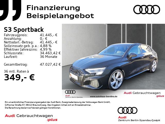 Audi S3 Sportback *MATRIX*B&O*Opt.-Schwarz+*NAV+*ACC*