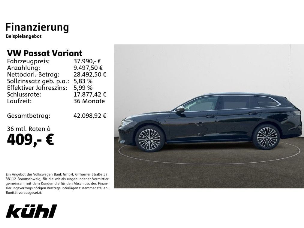 Volkswagen Passat Variant 1.5 eHybrid DSG Elegance Navi AHK foto 2