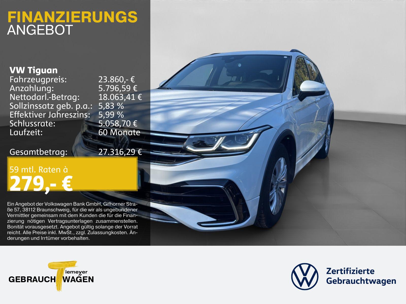Volkswagen Tiguan 1.4 TSI eHybrid R-LINE NAVI AHK KAMERA eK