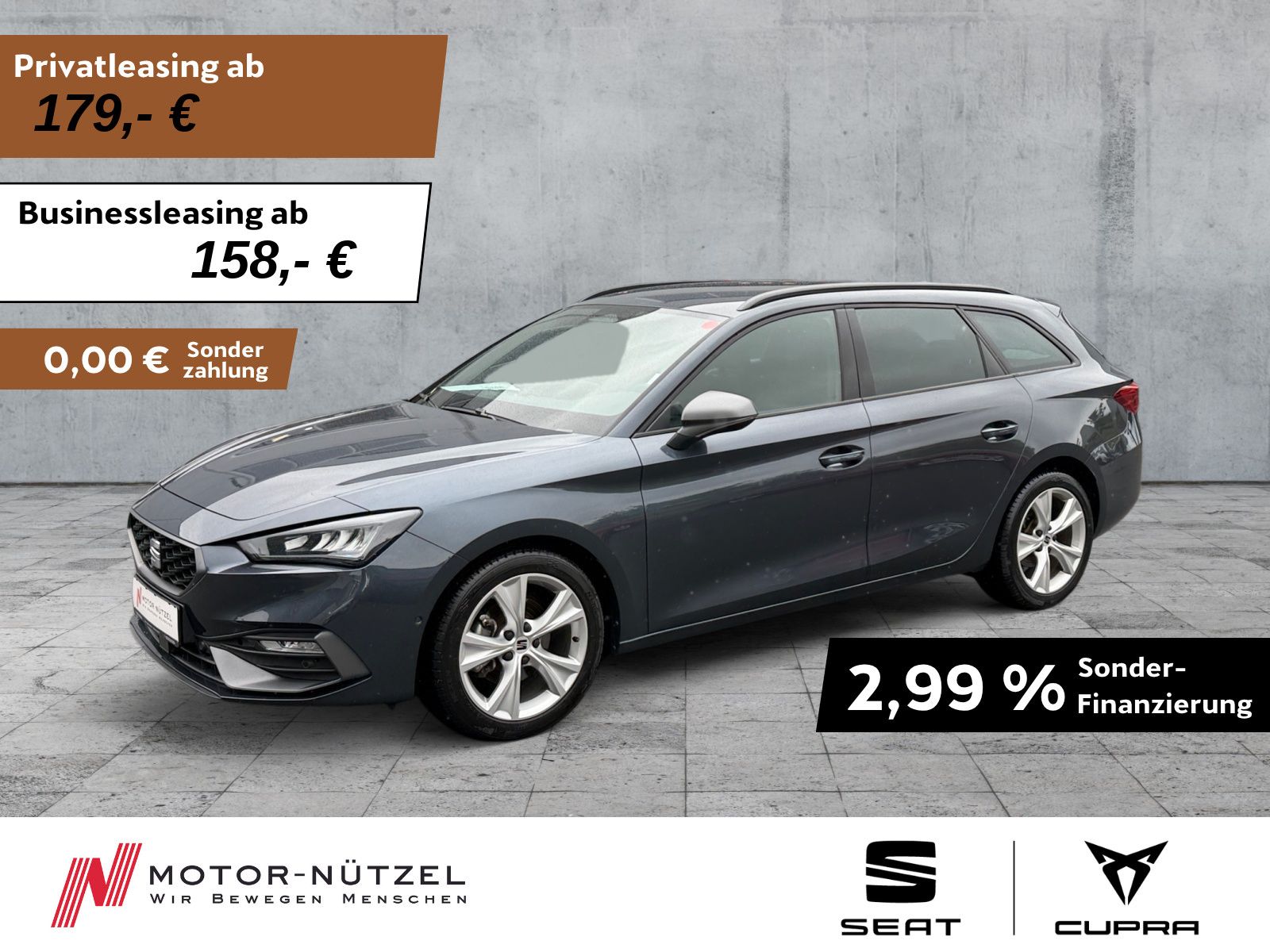 Seat Leon ST 1.5 eTSI DSG FR-LINE LED+NAV+APP+ACC+SHZ