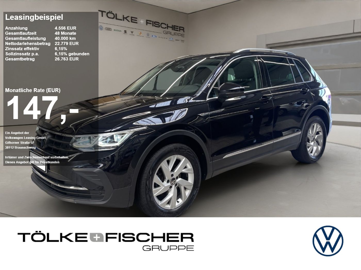 Volkswagen Tiguan 2.0 TDI BMT 4Motion Life ACC AUT Navi LED