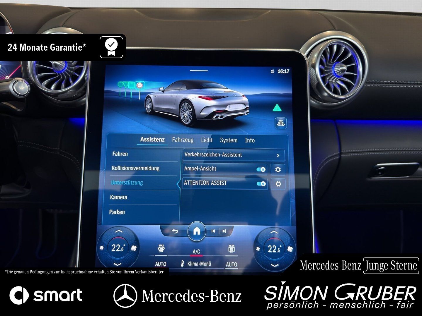 Fahrzeugabbildung Mercedes-Benz SL 55 4M+ AMG Burm Sitzklima Massage Nappa