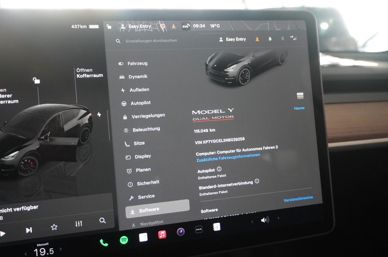 Fahrzeugabbildung Tesla Model Y PERFORMANCE DUAL-MOTOR NAVI/LED/DAB/AHK