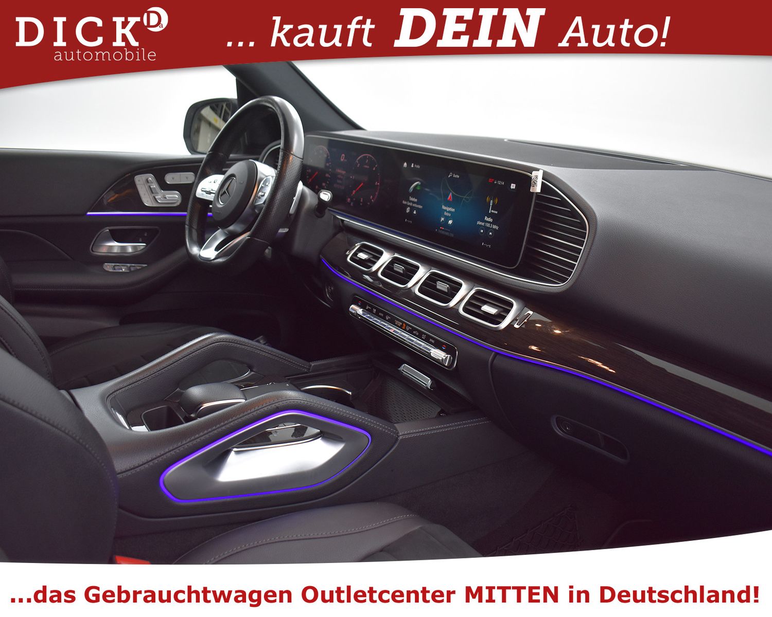 MERCEDES-BENZ GLE 300d 4M 2X AMG Line NIGHT+MEMO+AHK+360+WIDES - Image 14
