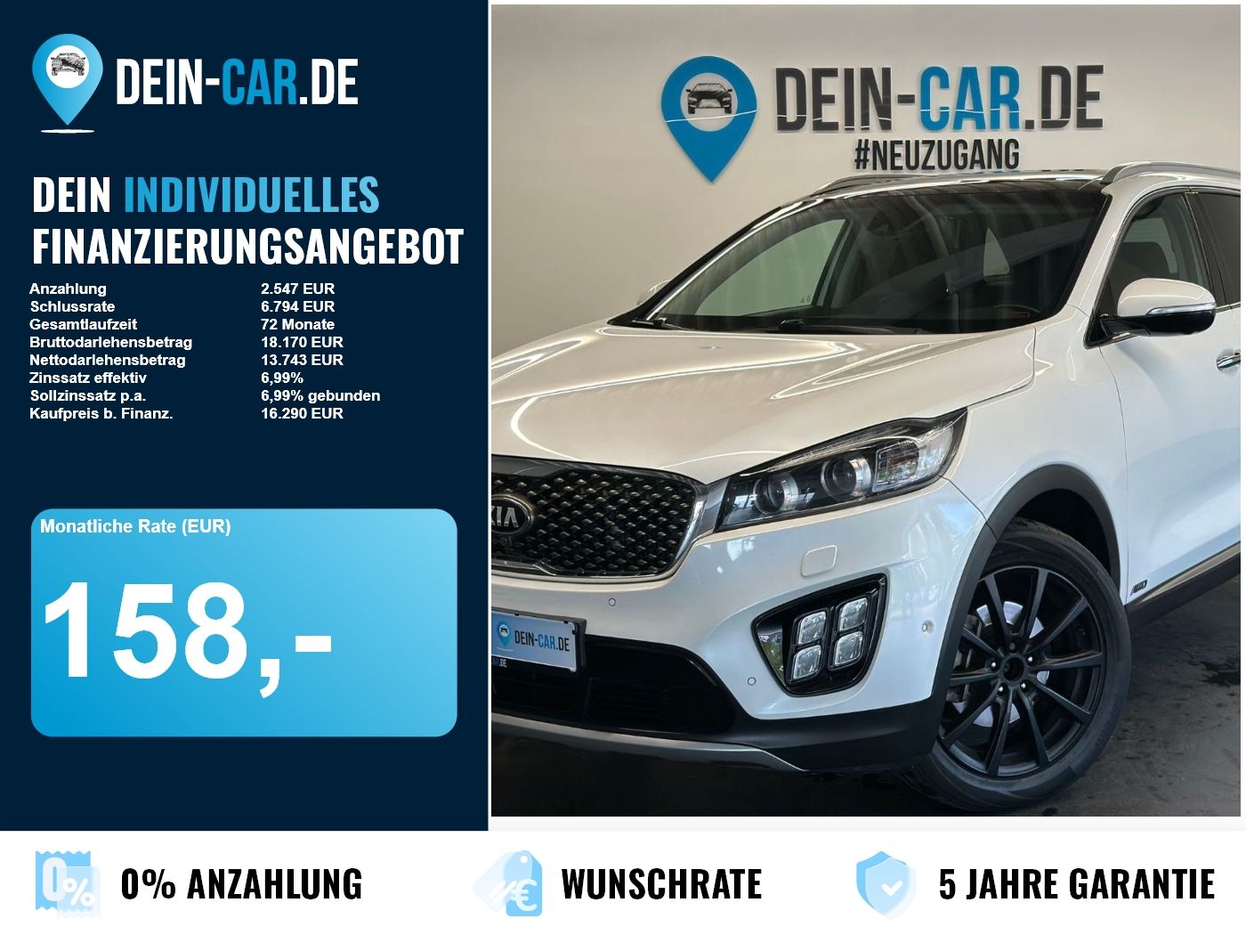 Kia Sorento Platinum Matrix 360 ACC Navi PDC Pano SH