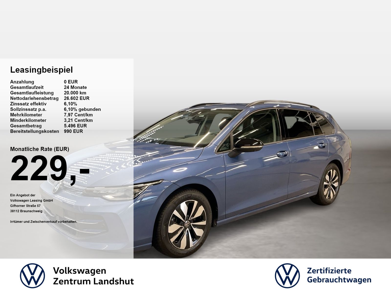Volkswagen Golf VIII Variant 2.0 TDI DSG Life GOAL 360 ACC foto 1