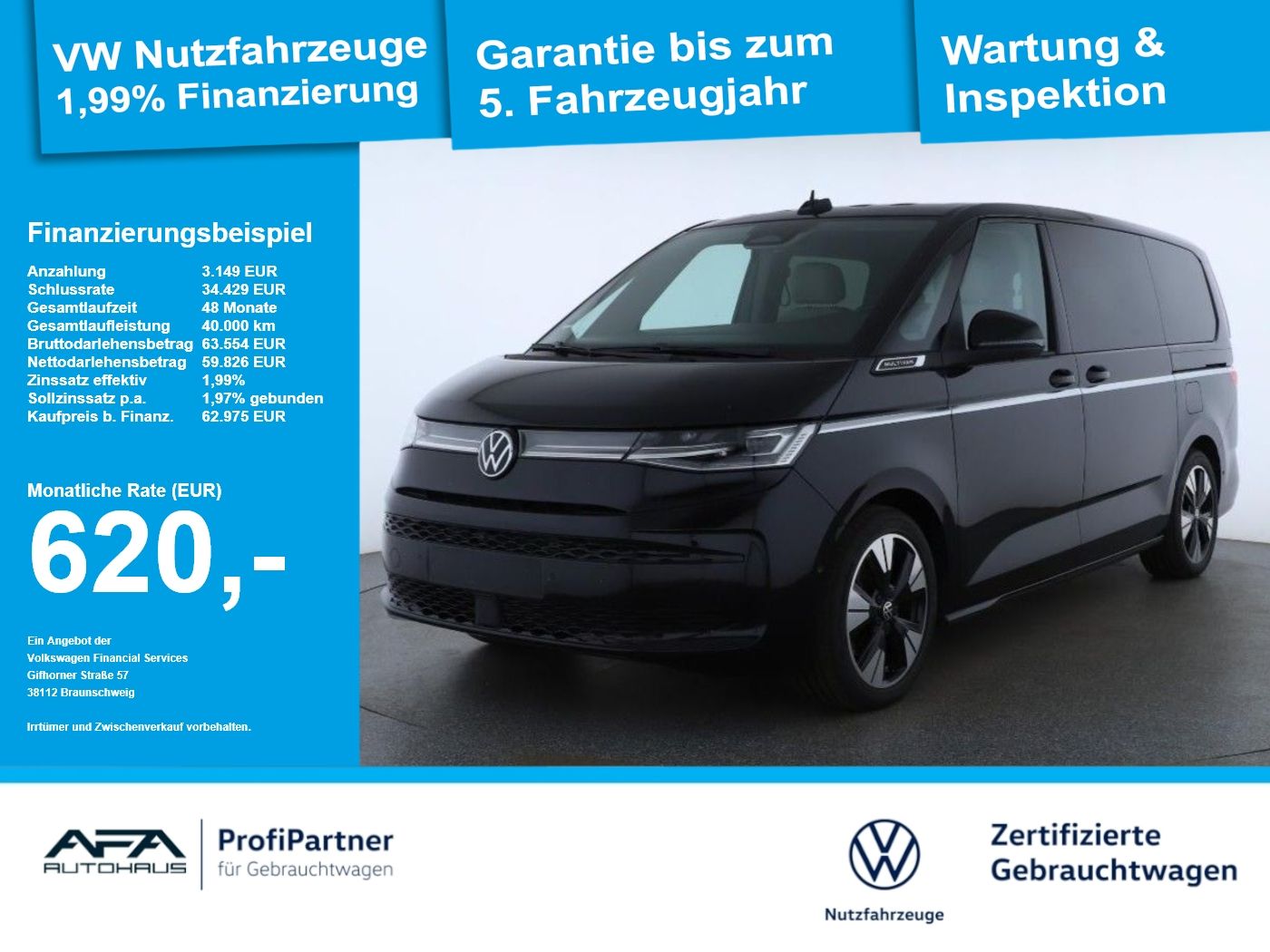 Volkswagen T7 Multivan 1,5 eHybrid STYLE lang 4M DSG AHK*RF