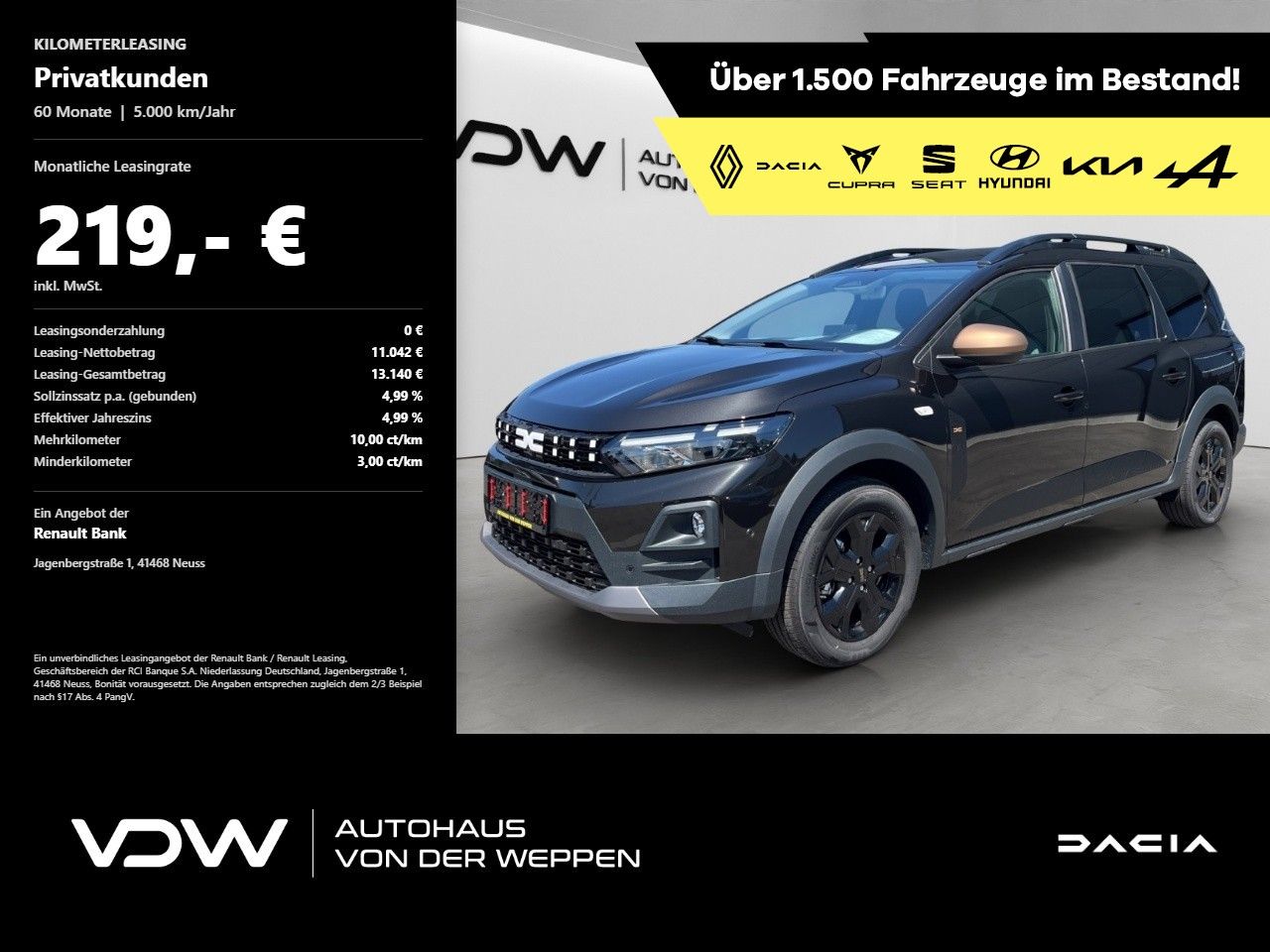 Dacia Jogger Extreme Eco-G 120 auto