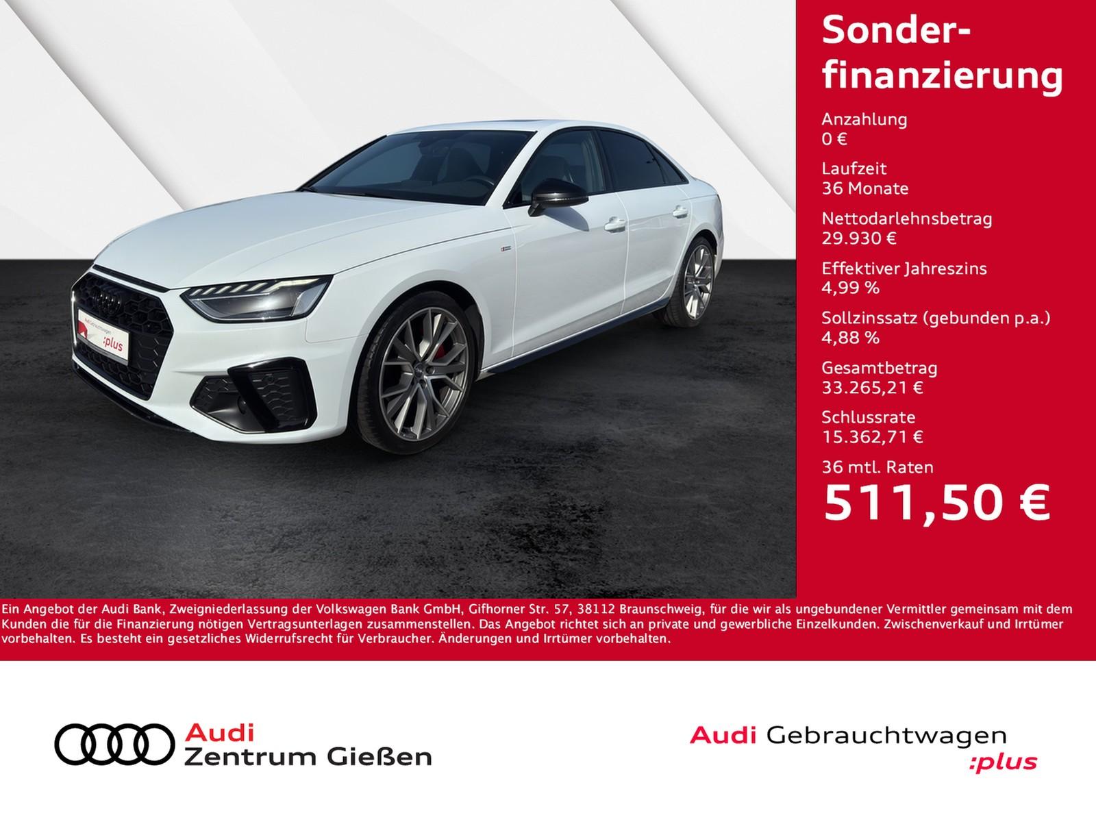 Audi A4 Limousine 40 TDI quattro S line competition B