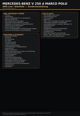 Mercedes-Benz MarcoPolo V 250 D / Westfalia/ AMG / AHK / KÜCHE - : Westfalia