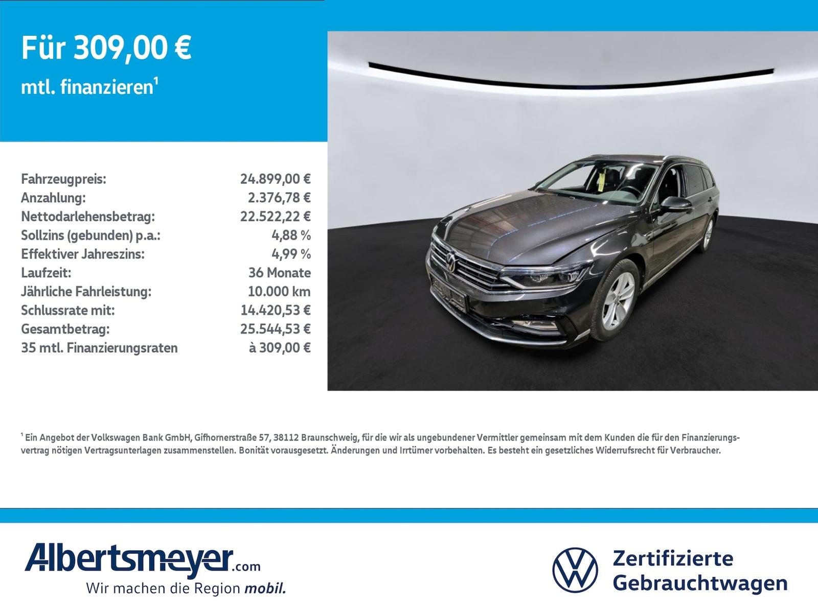 Volkswagen Passat Variant 2.0 TDI Elegance +DSG+R-LINE