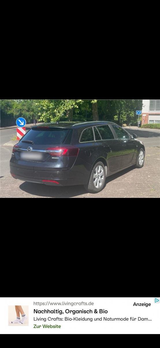 Opel Insignia 2014 — rear view