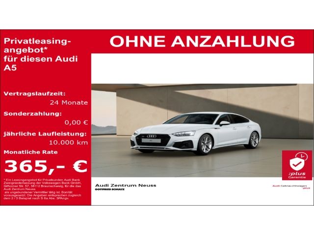 Audi A5 Sportback 40 TFSI quattro S line Anschlussgar