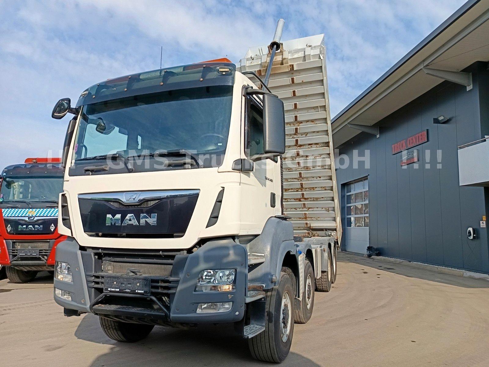 MAN TGS 41.480 / 8x6 / Manual / full Steel / Mulde