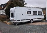 Dethleffs C-Joy 480 QLK sucht neue Familie - Dethleffs Heckgarage Wohnwagen