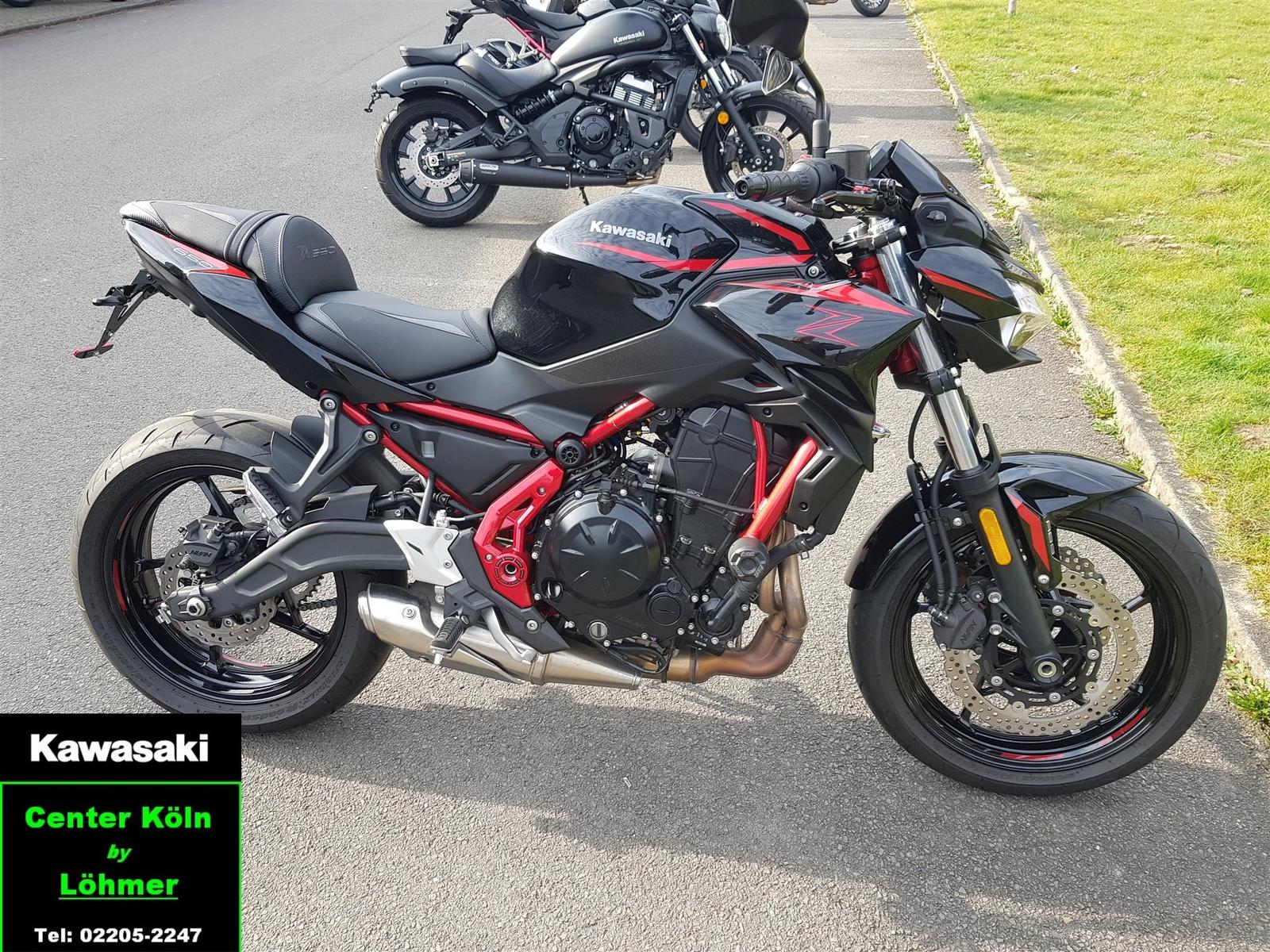 Kawasaki Z650 Bagster Sitzbank, Heckumbau. LED-Blinker