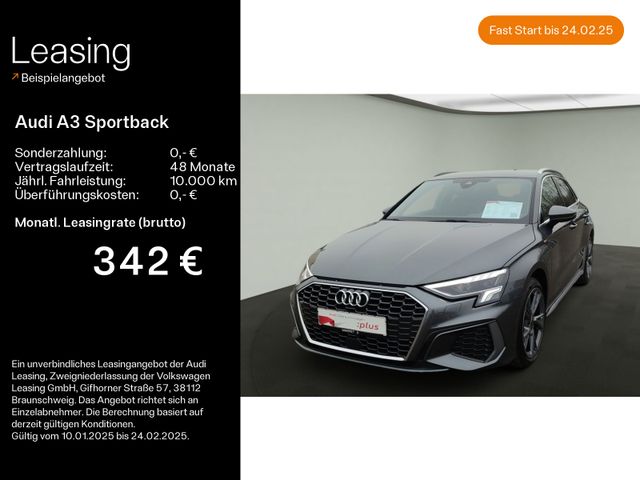 Audi A3 Sportback 40 TFSI e S line*Navi*LED*AHK*PDC*V