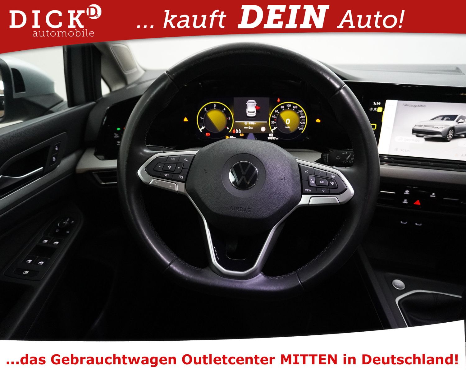 Fahrzeugabbildung Volkswagen Golf VIII 2.0d Life VIRTU+NAVI+LED+ACC+SHZ+SPUR+