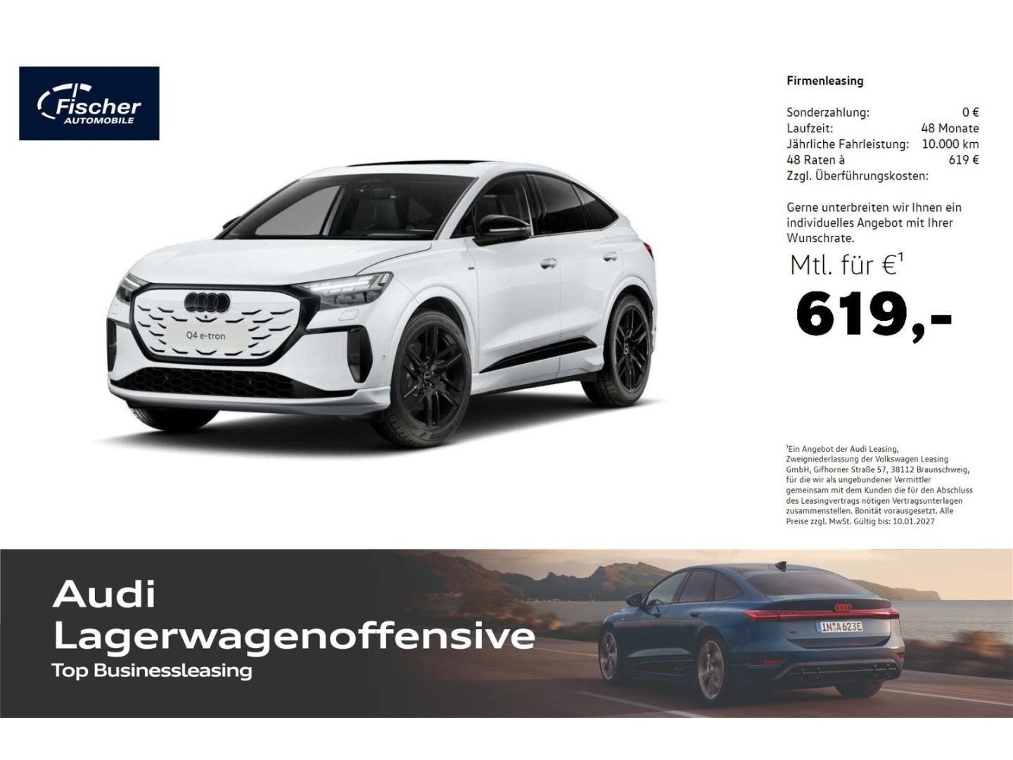 Audi Q4 e-tron Sportback S line