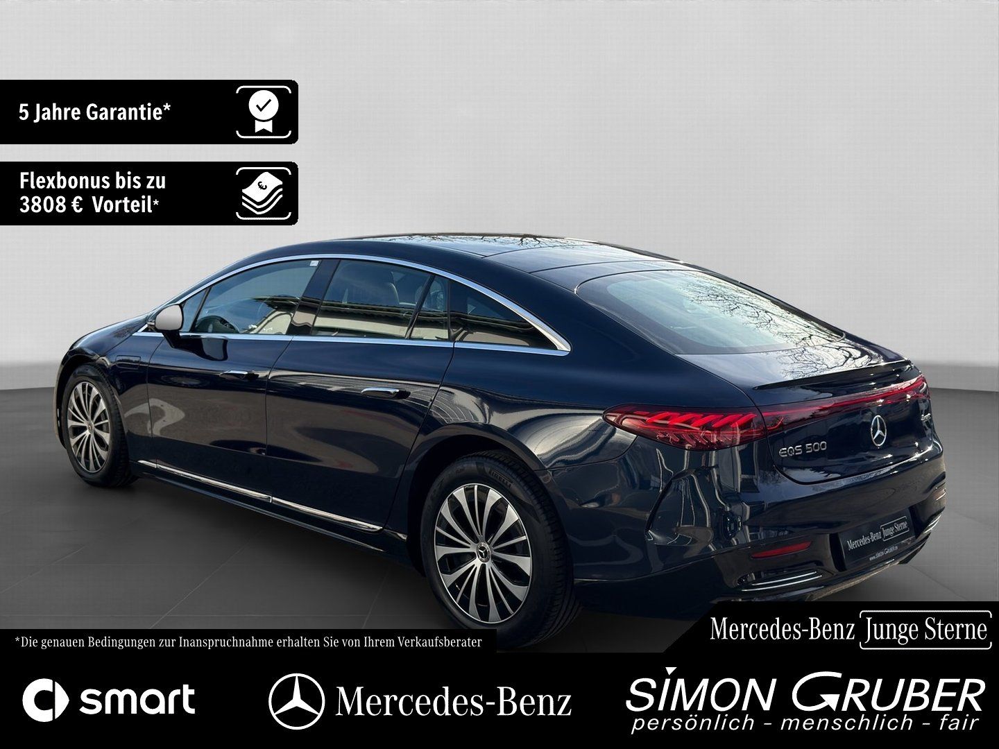 Fahrzeugabbildung Mercedes-Benz EQS 500 4M AMG Pano 4*Massage Sitzklima 118kwh