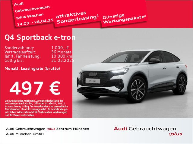 Audi Q4 Sportback e-tron 45 S line qu. Pano/AHK/Navi+