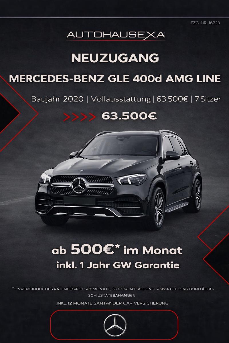 Mercedes-Benz GLE 400 GLE GLE 400 d 4Matic 7SITZER Pano