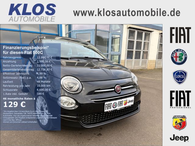 Fiat 500C LOUNGE 1.2 8V KLIMAAUTO CITYPAKET SHZ FAHRE