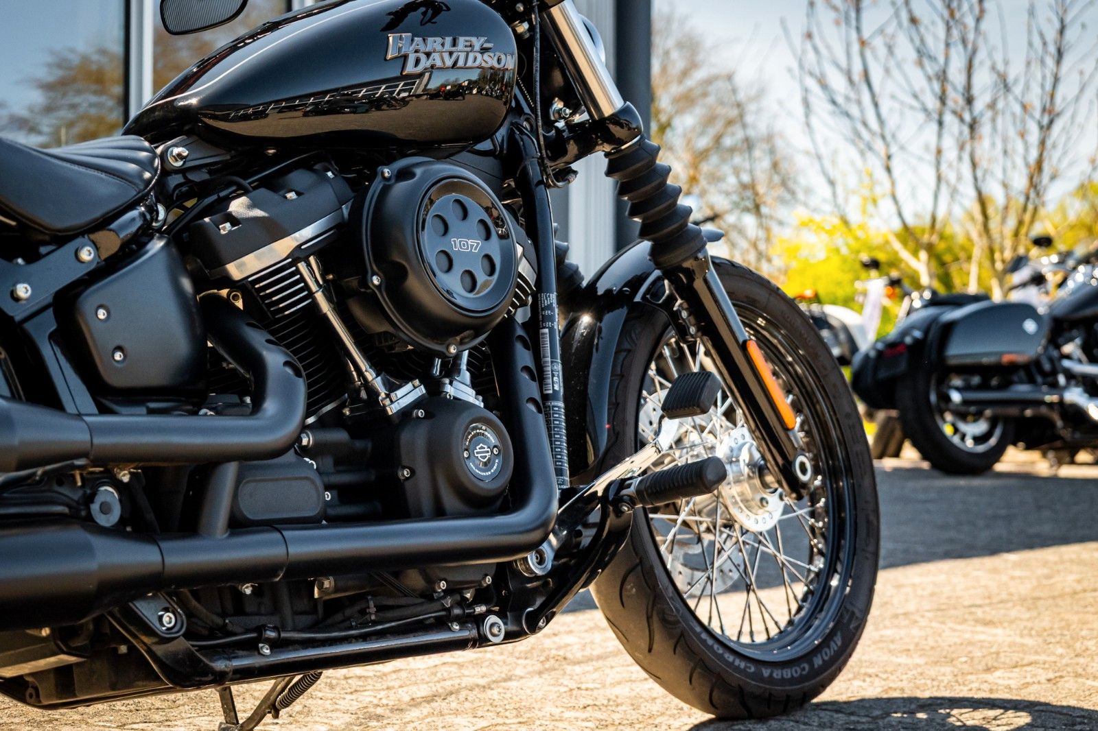 Fahrzeugabbildung Harley-Davidson STREET BOB FXBB - Heckumbau 200er Hinterreifen